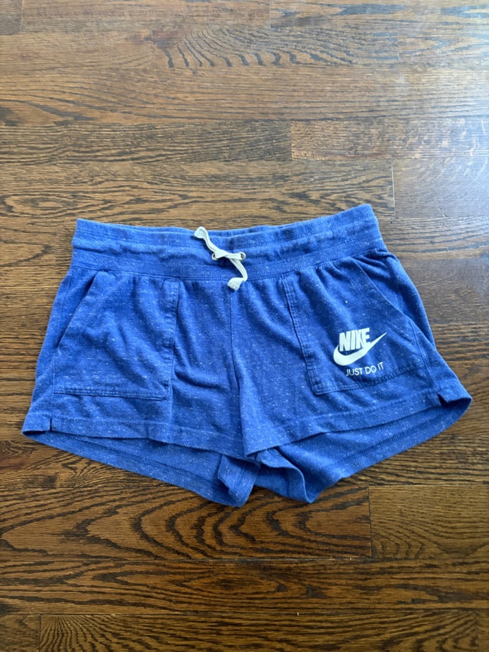 Nike Heathered Blue Women's Casual Lounge Shorts